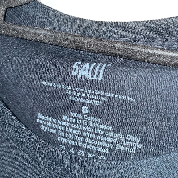 SAW Graphic T Shirt Black - Picture 4 of 7